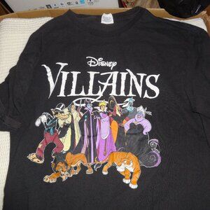 DISNEY VILLAINS T-SHIRT YOUTH LARGE